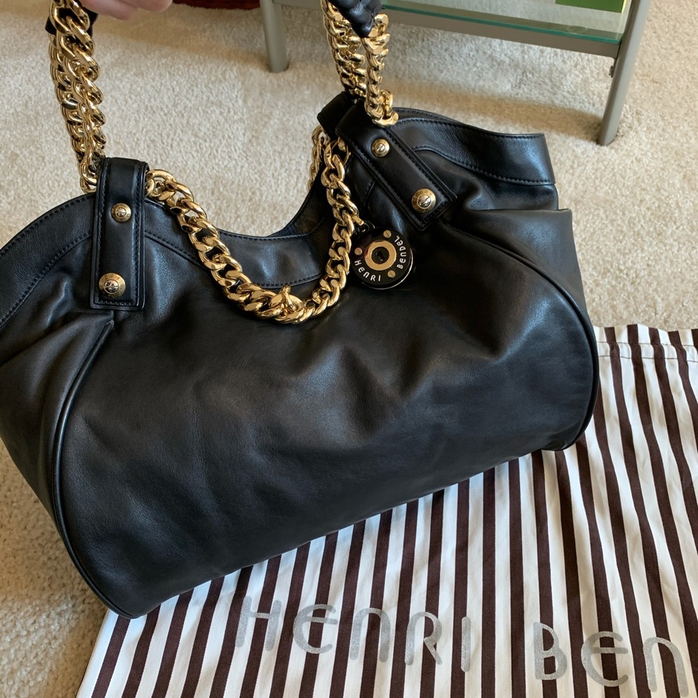 Henri Bendel Milliner Shopper Handbag